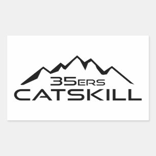 Catskill 35er山 長方形シール