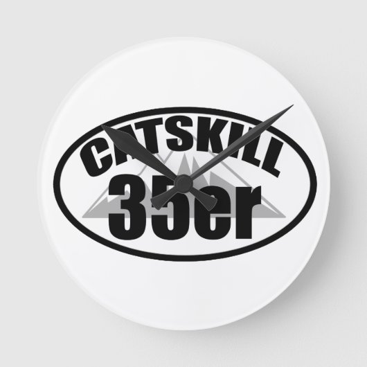 Catskill 35er ラウンド壁時計 (正面)