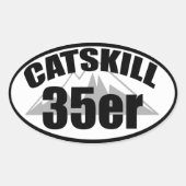 Catskill 35er 楕円形シール (正面)