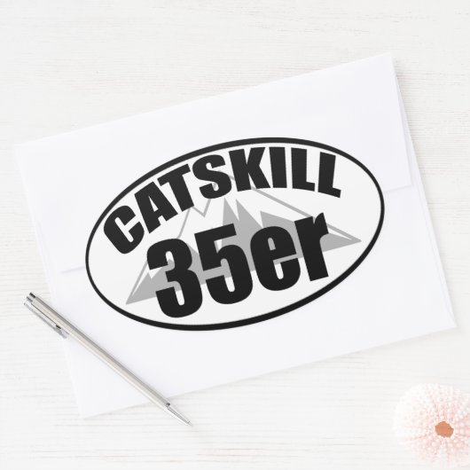 Catskill 35er 楕円形シール (封筒)