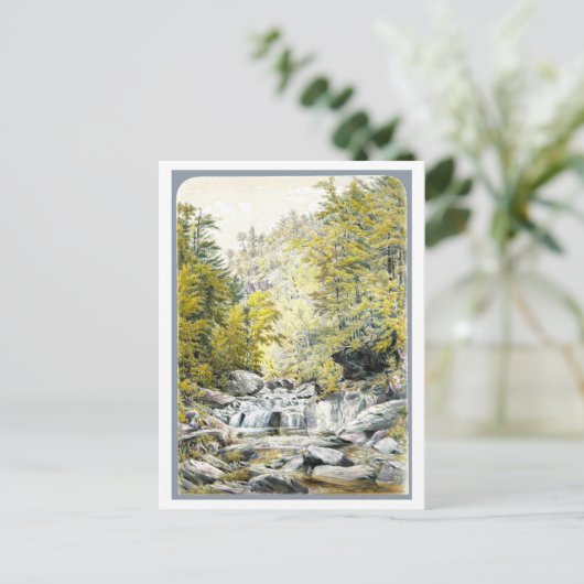 Catskill Cloveの絵を描風景 ポストカード (スタンド正面)