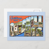 Catskill Mountainsからのヴィンテージの挨拶 ポストカード (正面/裏面)