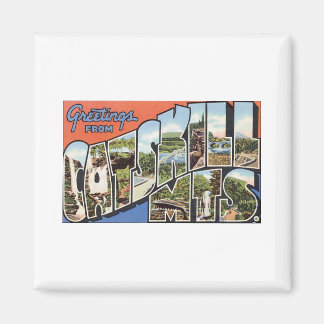 Catskill Mountainsからの挨拶 マグネット