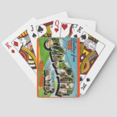 Catskill Mountains Postcard Playing Cards トランプ (裏面)