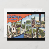 Catskill Mts._Vintage Travel Posterからの挨拶 ポストカード (正面/裏面)