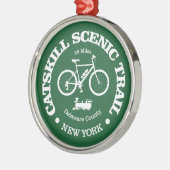 Catskill Scenic Trail (サイクリング) メタルオーナメント (左)
