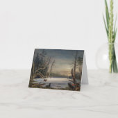 CATSKILLSのクリスマスカードの冬 シーズンカード (正面)