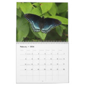 Catskillsの蝶 カレンダー (2月 2026)