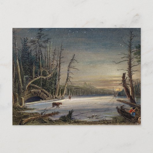 CATSKILLSクリスマスカードの冬 シーズンポストカード (正面)