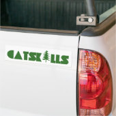 Catskillsツリー バンパーステッカー (トラック上)