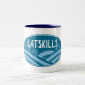 Catskillsニューヨークアウトドア ツートーンマグカップ (中央)