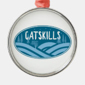 Catskillsニューヨークアウトドア メタルオーナメント (正面)