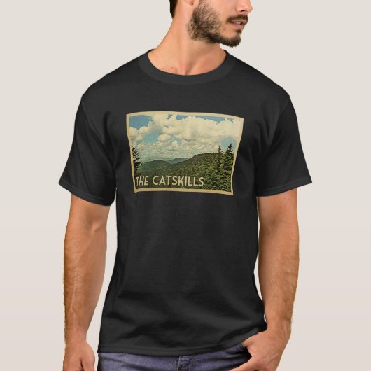 Catskillsヴィンテージ旅行Tシャツ Tシャツ (正面)