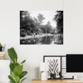 Catskills魚釣り: 1890 ポスター (ホームオフィス)