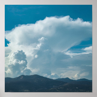 CATSKILLS MOUNTAIN SKYLINE digital poster ポスター