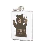 Catskills New York Peace Bear フラスク (左)