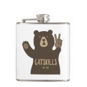 Catskills New York Peace Bear フラスク (正面)