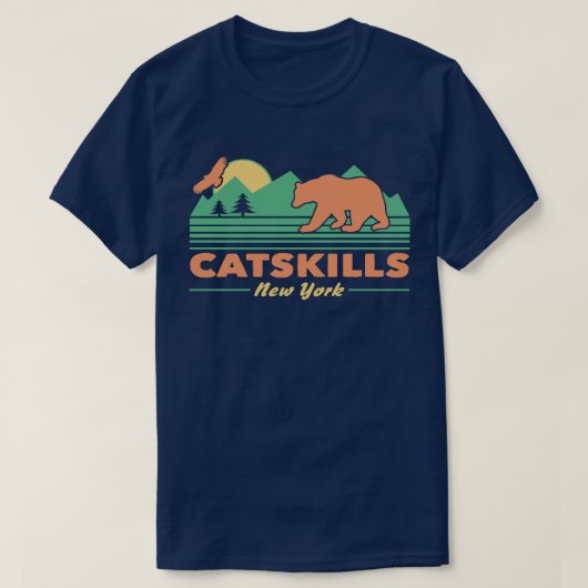 Catskills New York Tシャツ (デザイン正面)