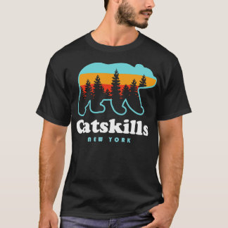 Catskills NYベアーキャンピングハイキングマウンテンズニューユア Tシャツ