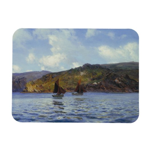 Catspaws off the Land (by Henry Moore) マグネット (横)