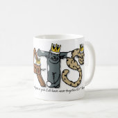 CatsRuleMug2 コーヒーマグカップ (正面右)