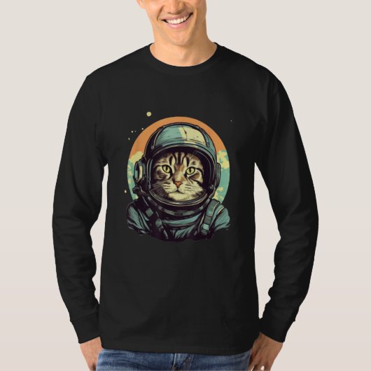Catstronaut- Cat Sarcastic Novelty Funny Sarcastic Tシャツ (正面)