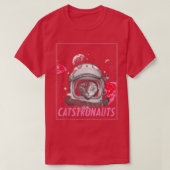Catstronaut Space Cat Lover Astronaut Scientist Tシャツ (デザイン正面)