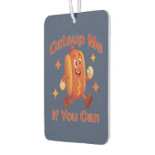 Catsup私もしはホットドッグおもしろいが出来る – Ketchup Pun カーエアーフレッシュナー (左)