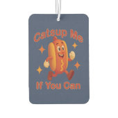 Catsup私もしはホットドッグおもしろいが出来る – Ketchup Pun カーエアーフレッシュナー (裏面)