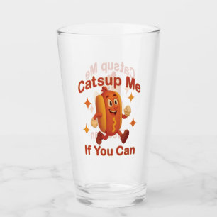 Catsup私もしはホットドッグおもしろいが出来る – Ketchup Pun タンブラーグラス