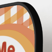 Catsup私もしはホットドッグおもしろいが出来る – Ketchup Pun ピックルボールラケット (左詳細)