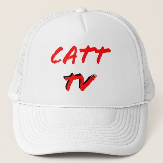 CATT TV TRUCKER PET キャップ (正面)
