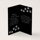 cattery用ブラックビジネスカード 名刺 (内部)