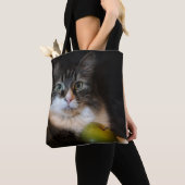 Cattitudeのトートバックを持つ教育者 トートバッグ (クローズアップ)