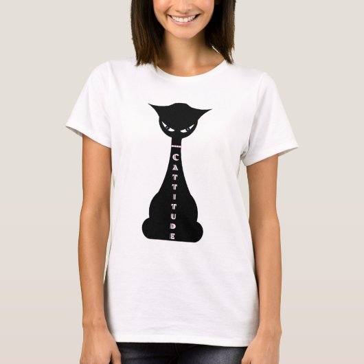CattitudeのTシャツ Tシャツ (正面)