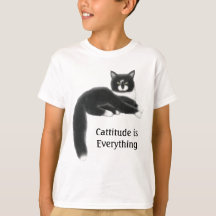 CattitudeはすべてからかいますTシャツをです