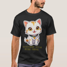 Cattitude：それは実在事だ Tシャツ