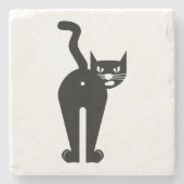 Cattitude ストーンコースター (正面)