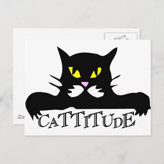 cattitude ポストカード (正面/裏面)