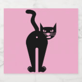 Cattitude リキュールボトルラベル (シングルラベル)