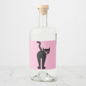 Cattitude リキュールボトルラベル (正面)