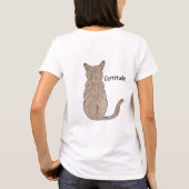 Cattitude Tシャツ (裏面)