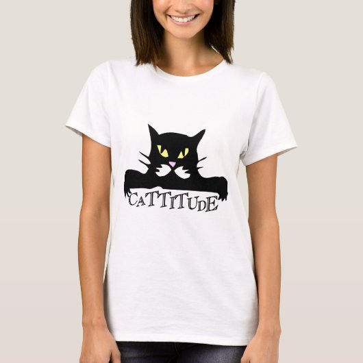 cattitude tシャツ (正面)