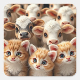 「CATtle」 スクエアシール