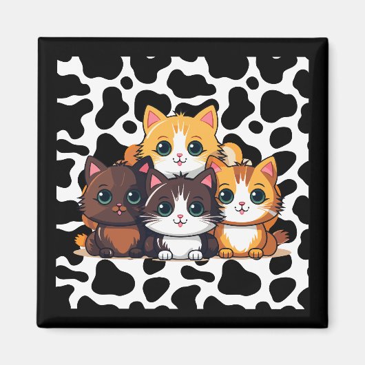 「CATtle」 マグネット (正面)