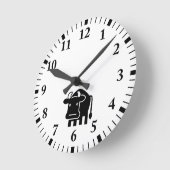 Cattle ラウンド壁時計 (傾斜)