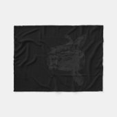 Cattle Are Vegetarian So You Don't Have To Be  フリースブランケット (正面(横))