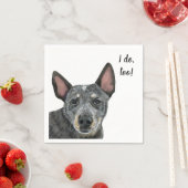 Cattle Dog Custom Cocktail Napkin スタンダードカクテルナプキン (インサイチュ)