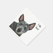 Cattle Dog Custom Cocktail Napkin スタンダードカクテルナプキン (角)