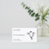 Cattle Farm Ranch Business Card 名刺 (スタンド正面)